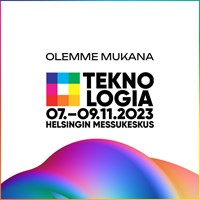 Tervetuloa tutustumaan osastoomme 6g61 Teknologia 2023 messuille Helsingin messukeskukseen 7-9.11.2023!